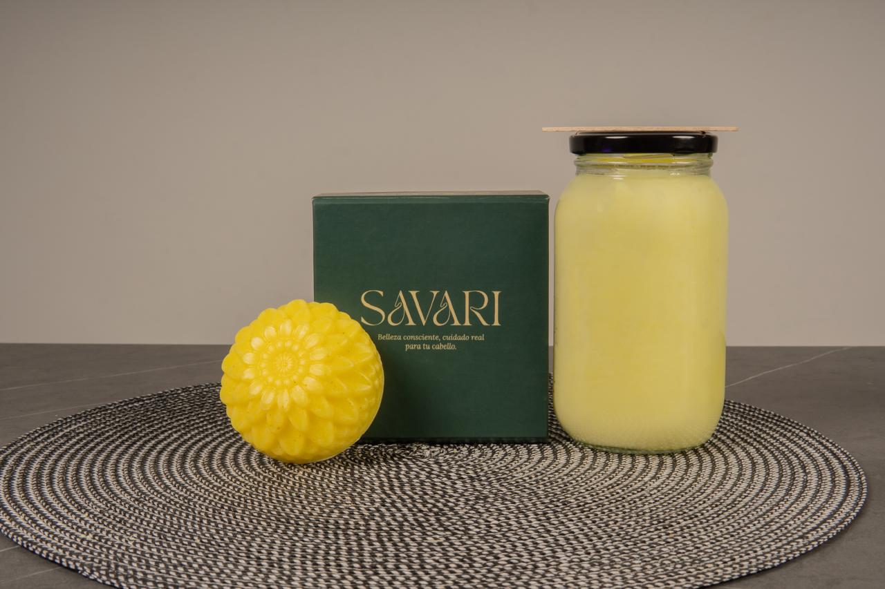 Mascarilla Capilar Sólida Nutritiva - SAVARI